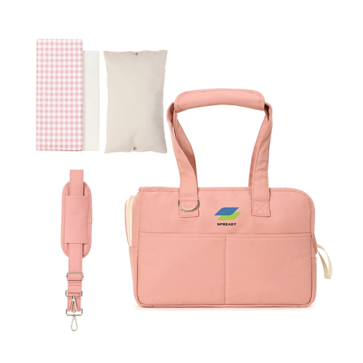 Pet Carrier With Detachable Shoulder Strap And Cushion 4