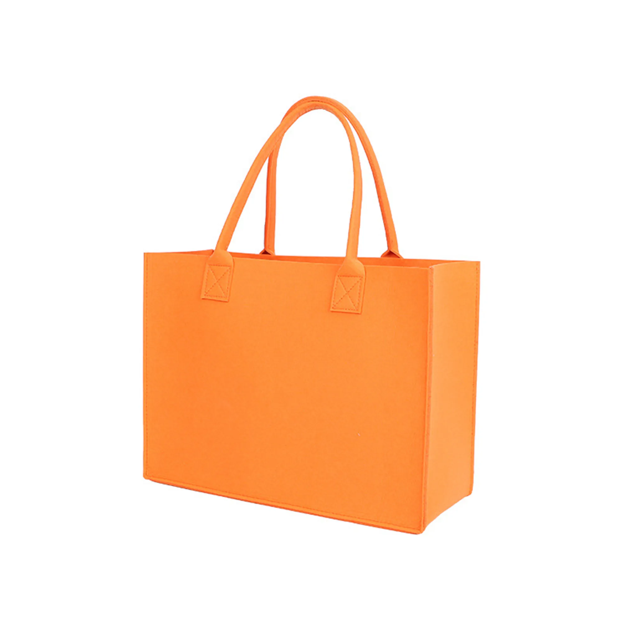 Multicolor Large Capacity Shopping Felt Tote Bag 1