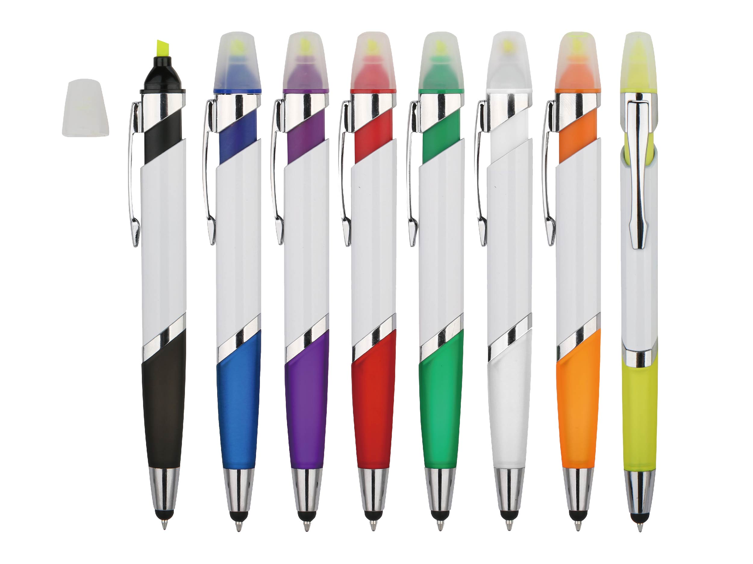 Cynthia 3-in-1 ballpoint pen/stylus/highlighter 17