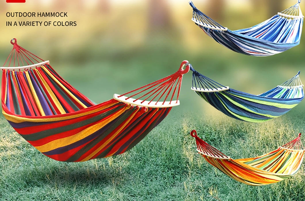Hammock With Tree Straps And Spreader Bars 7