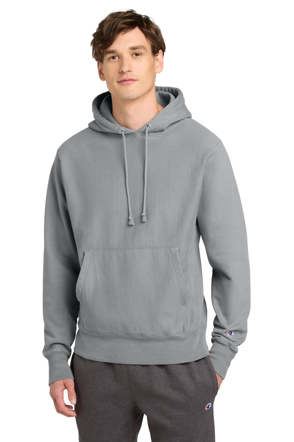 Champion Reverse Weave Garment-Dyed Hooded Sweatshirt. GDS101 37