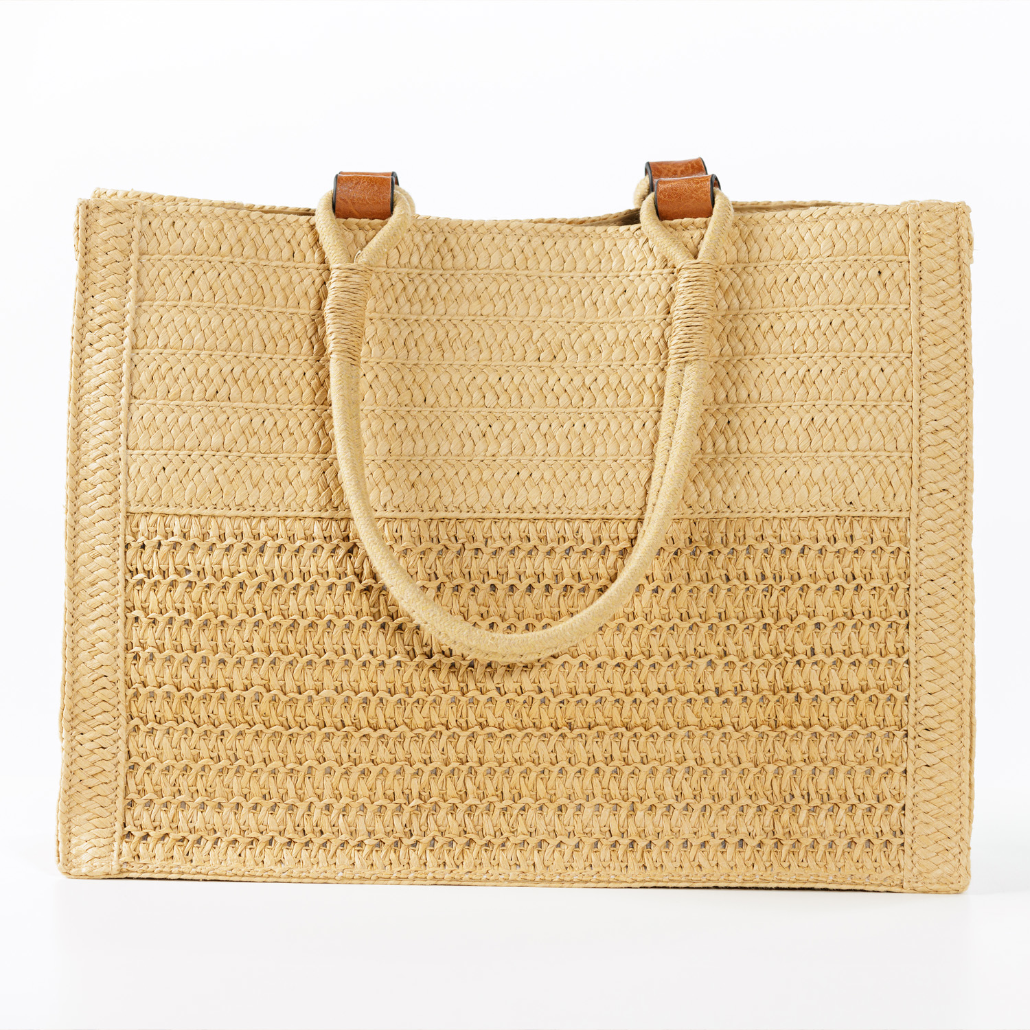 Woven Straw Beach Tote 3