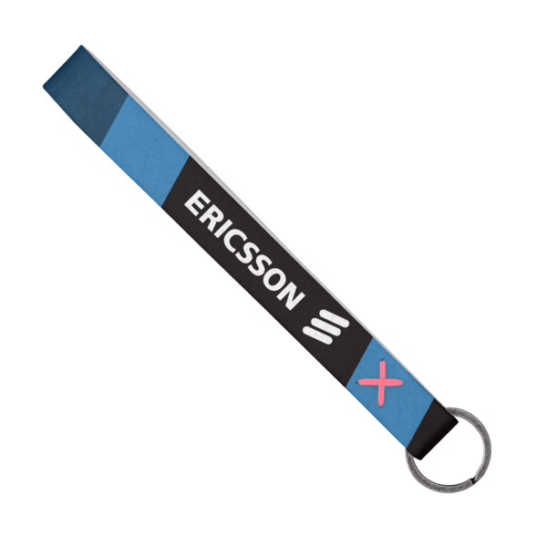 Strickland Dye-Sublimated Felt Wrist Keychain w/ Metal Split Ring 28
