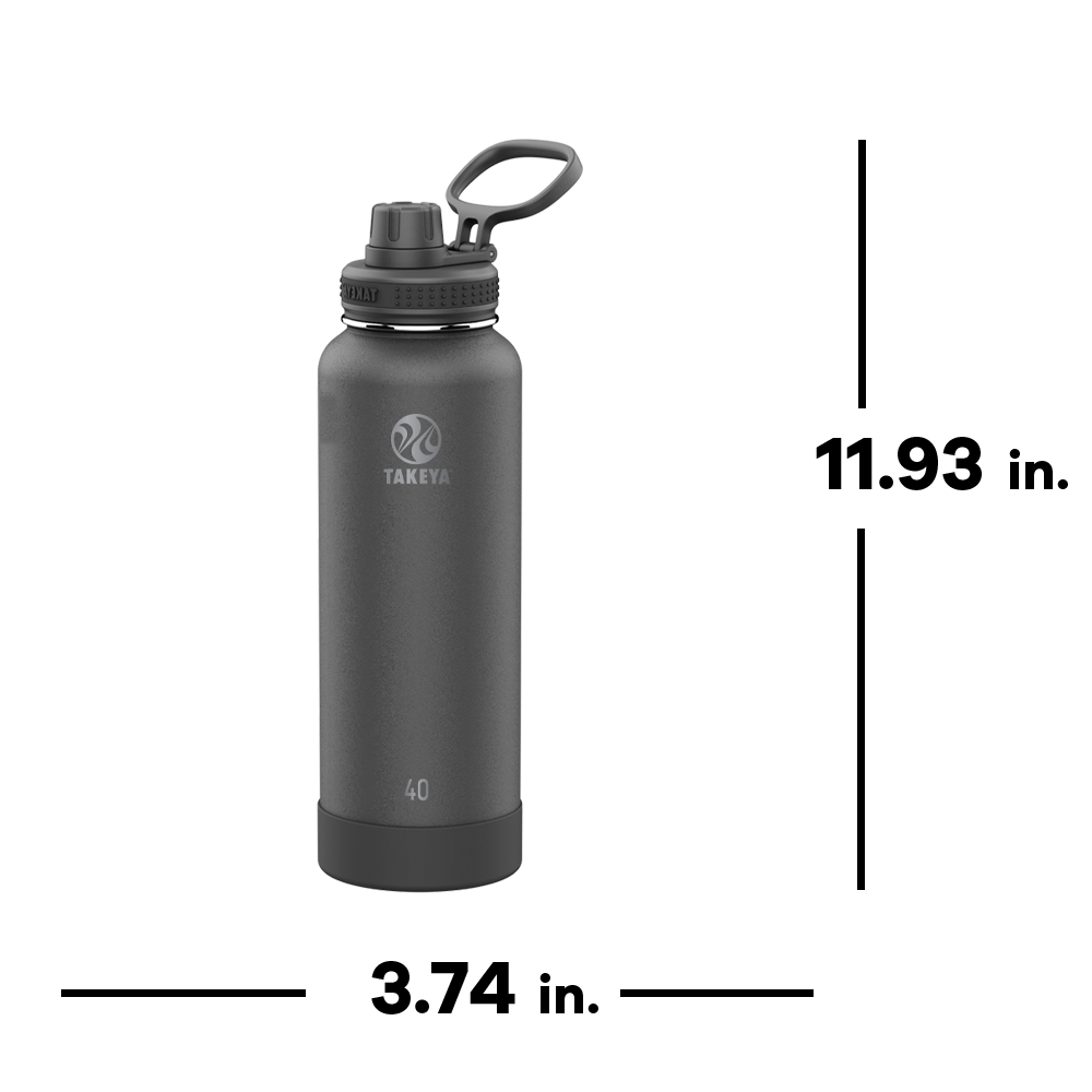 Takeya 40oz Actives Water Bottle With Spout Lid 2