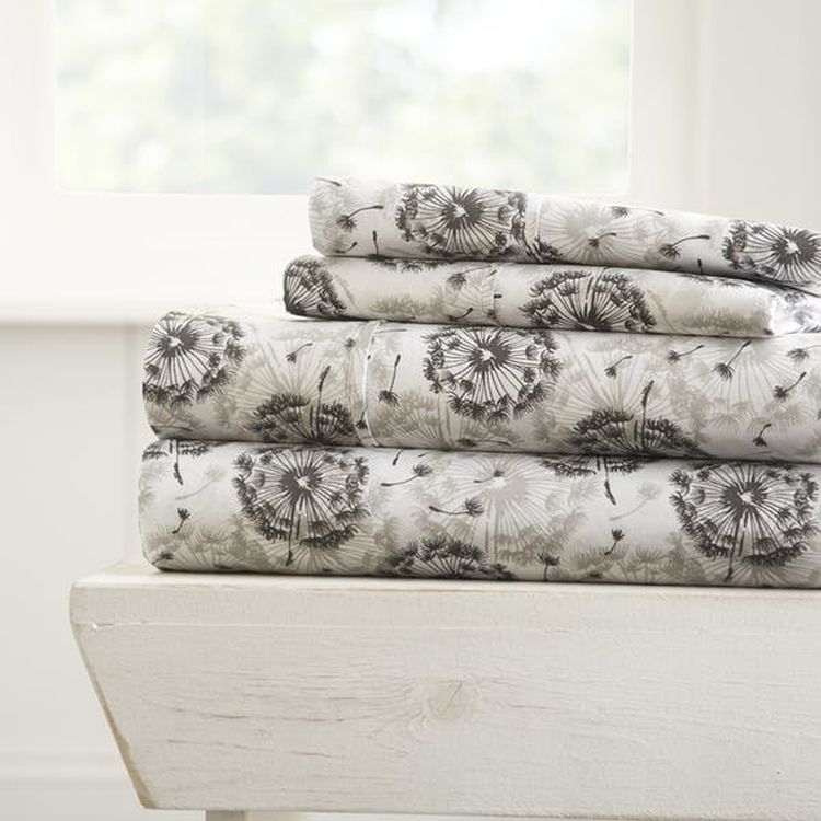 Premium Sheet Sets - Light Gray Cali King 4 Piece 1