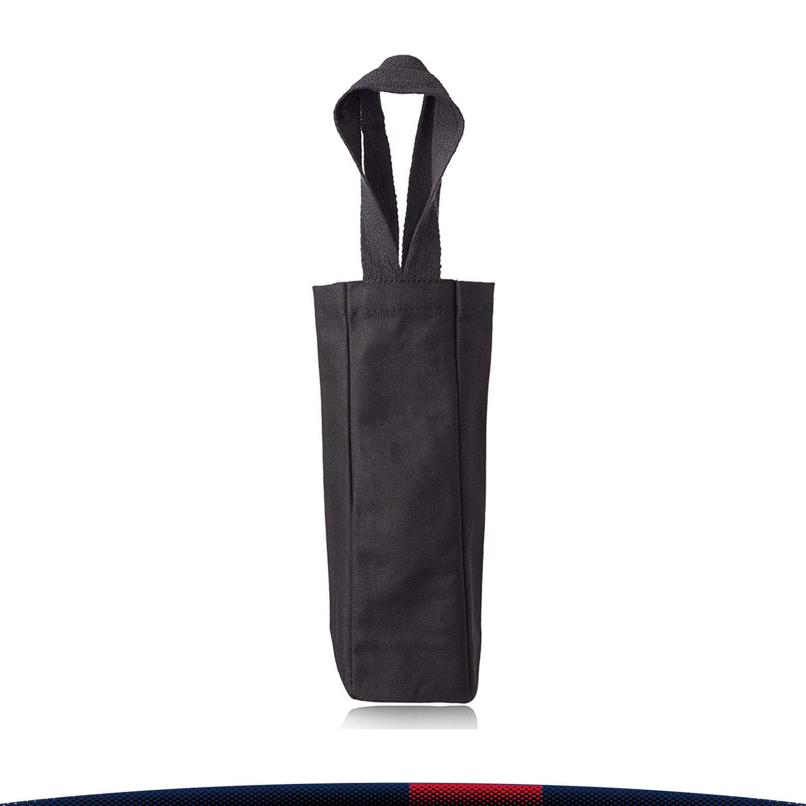 Bitta Single Bottle Canvas Wine Tote Bag 5