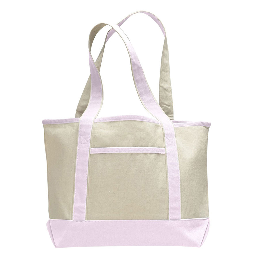 12 oz Cotton Canvas Tote Bag - 15"W x 12"H x 4"D x 20"Handle