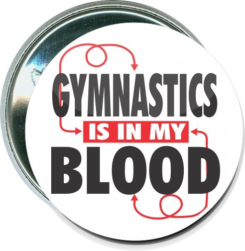 Gymnastics is in my blood, Sports Button 1