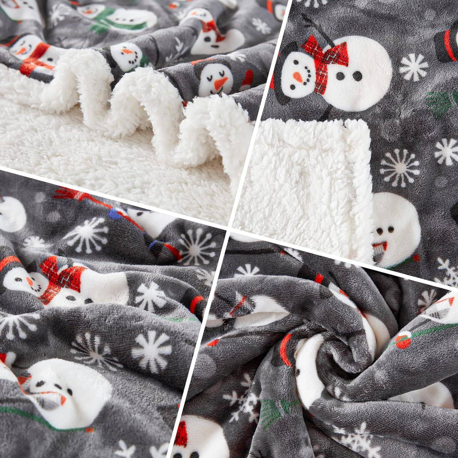 Christmas Flannel Fleece Throw Blanket 8