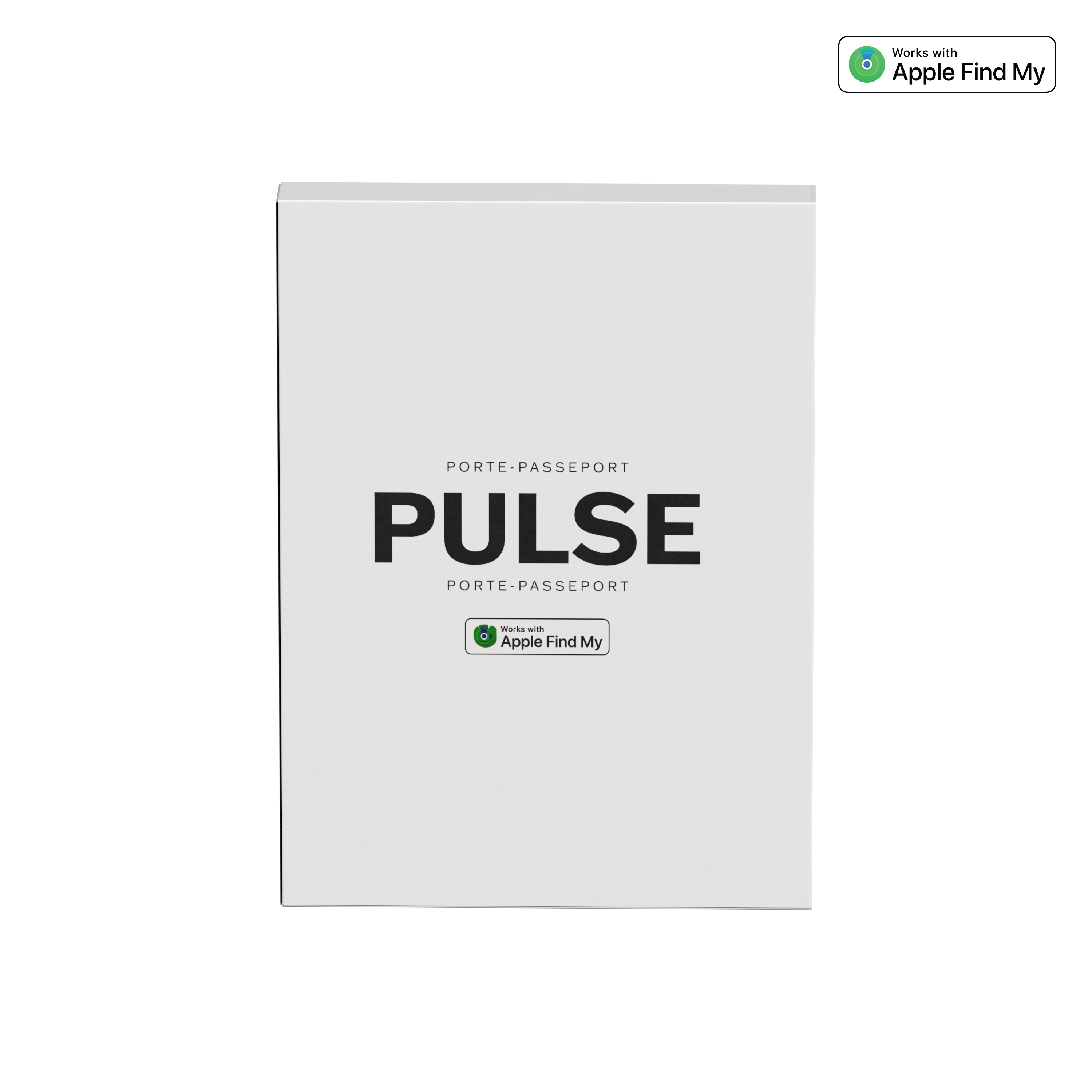 Pulse passport holder with apple find my 3