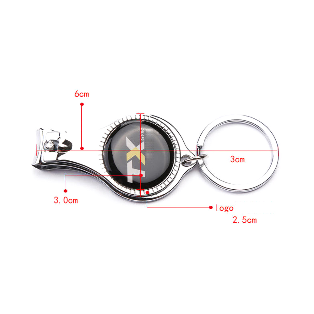 Multifunctional nail clipper key chain bottle opener 5