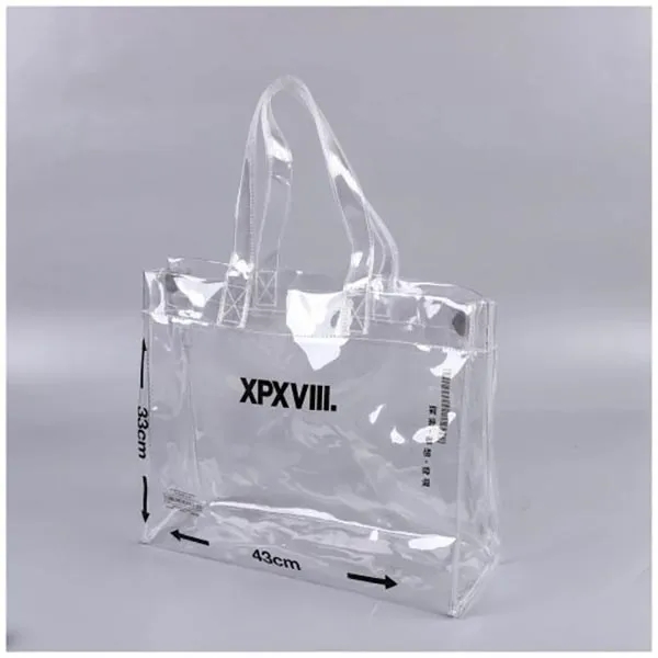 Clear Recycled PVC Tote Bag 5