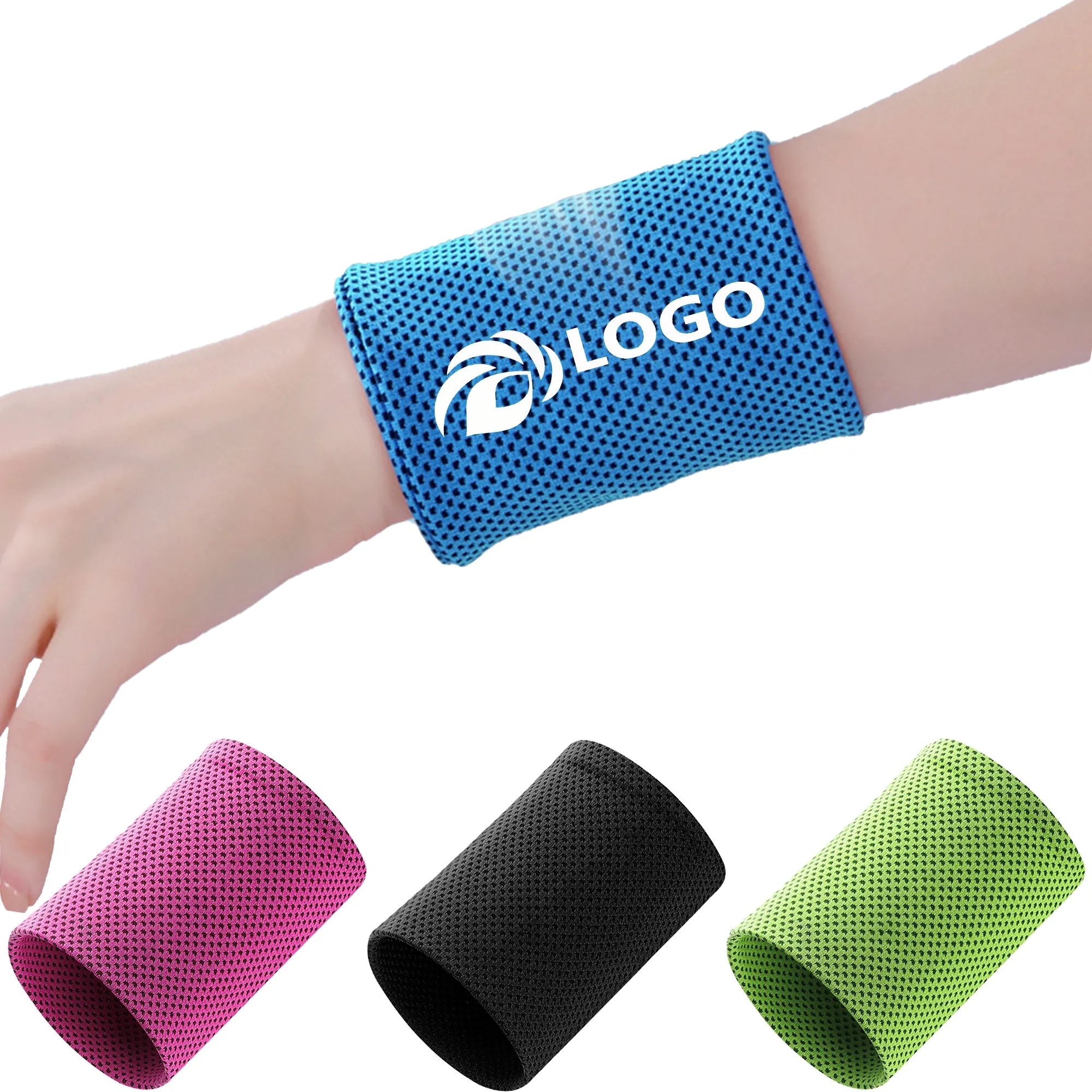 MOQ50 Cooling Sport Sweat Absorbing Wristband 8
