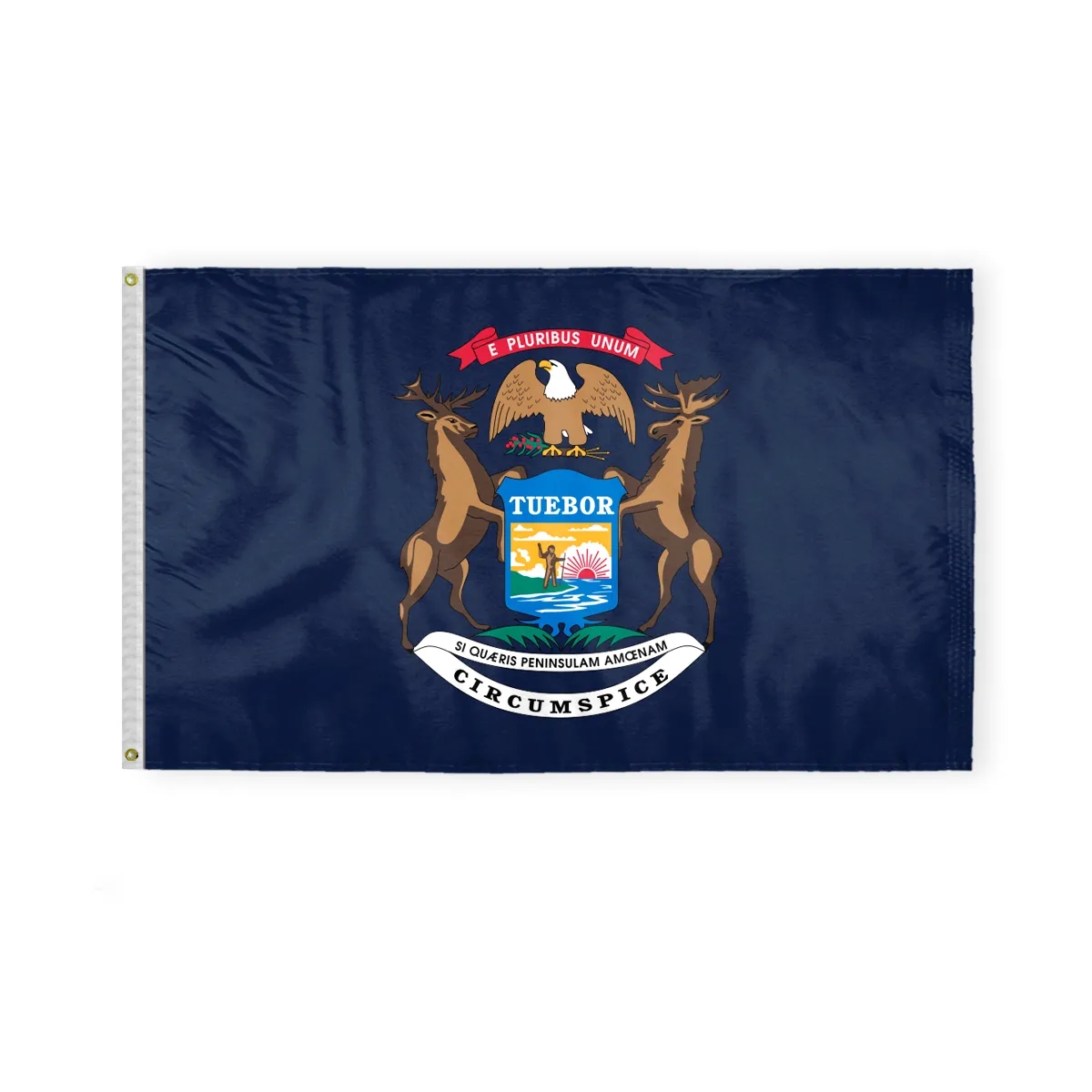 12"x18" to 8'x12' Michigan Nylon Flags 7