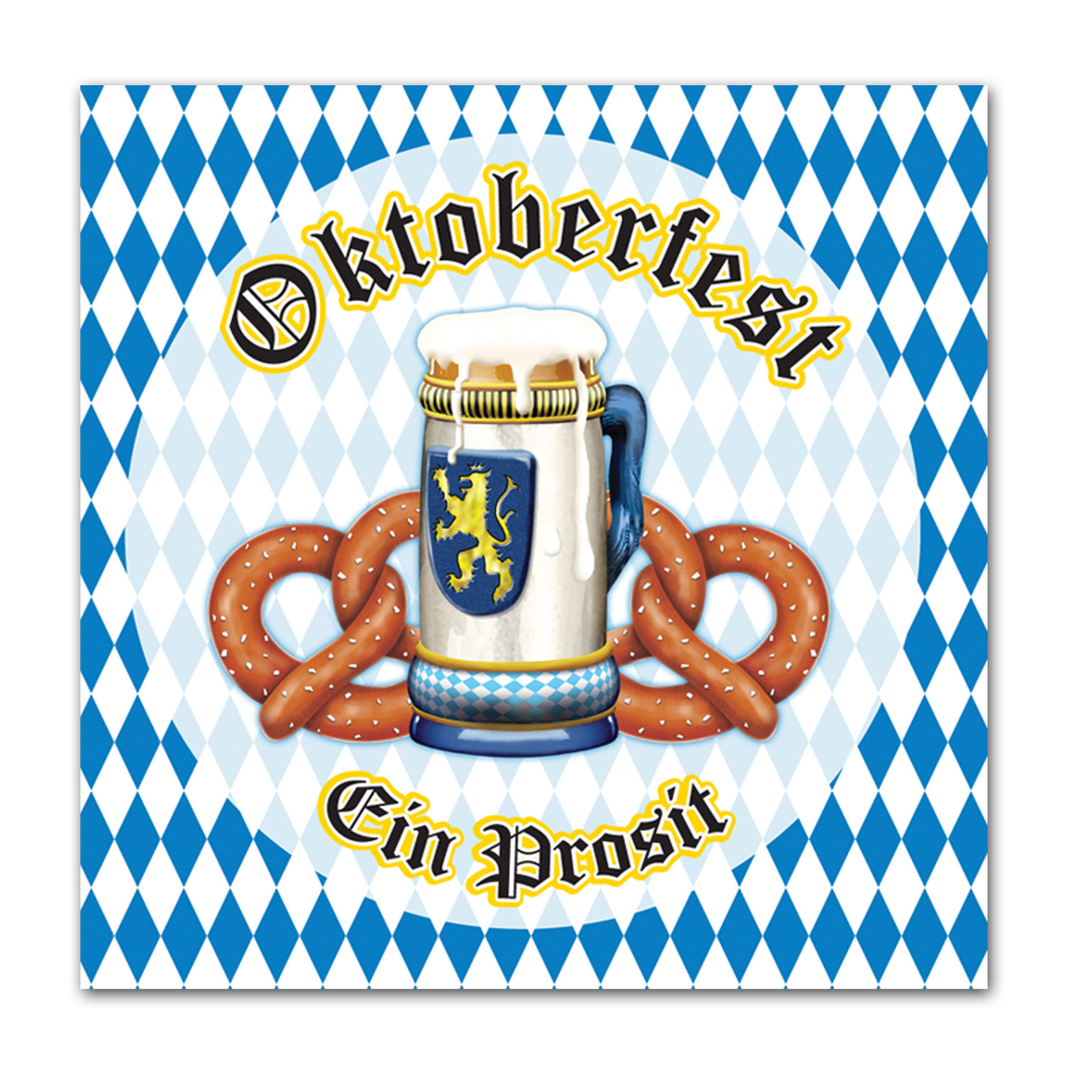 Oktoberfest Ein Prosit Luncheon Napkins