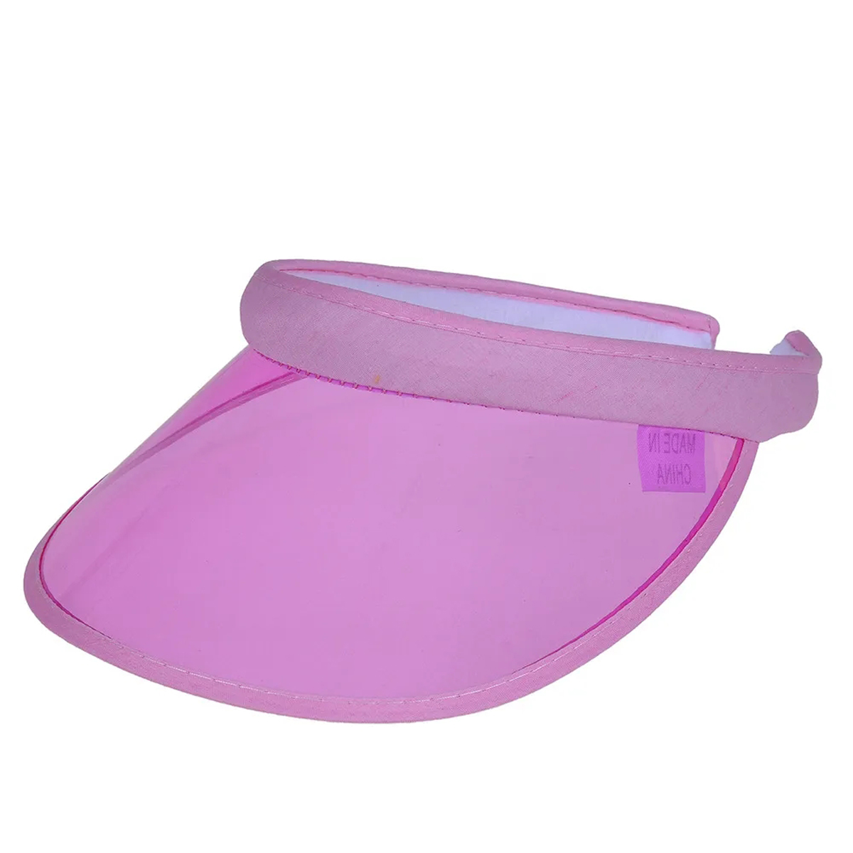 Clear PVC Visor With Wide Brim For Sun Protection 12