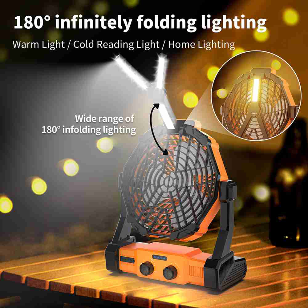 ResQ Multi-Use Portable LED Lantern, 4 Speed Camping Fan, and 8000mAh Power Bank 10