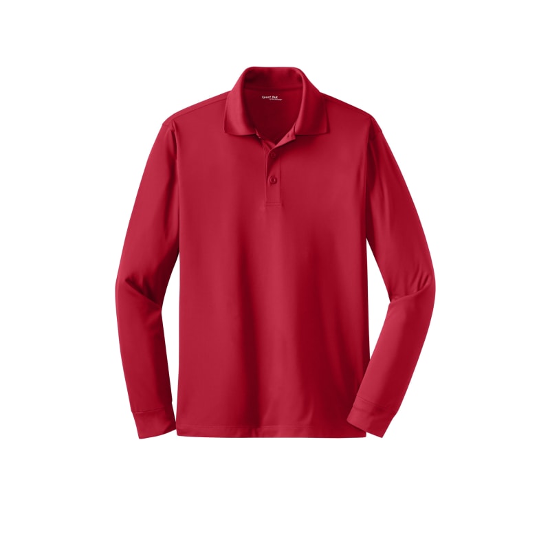 Sport-Tek Long Sleeve Micropique Sport-Wick Polo. 18