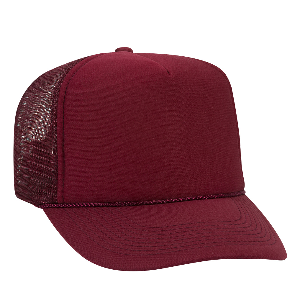 OTTO CAP® 5 Panel High Crown Mesh Back Trucker Hat 10