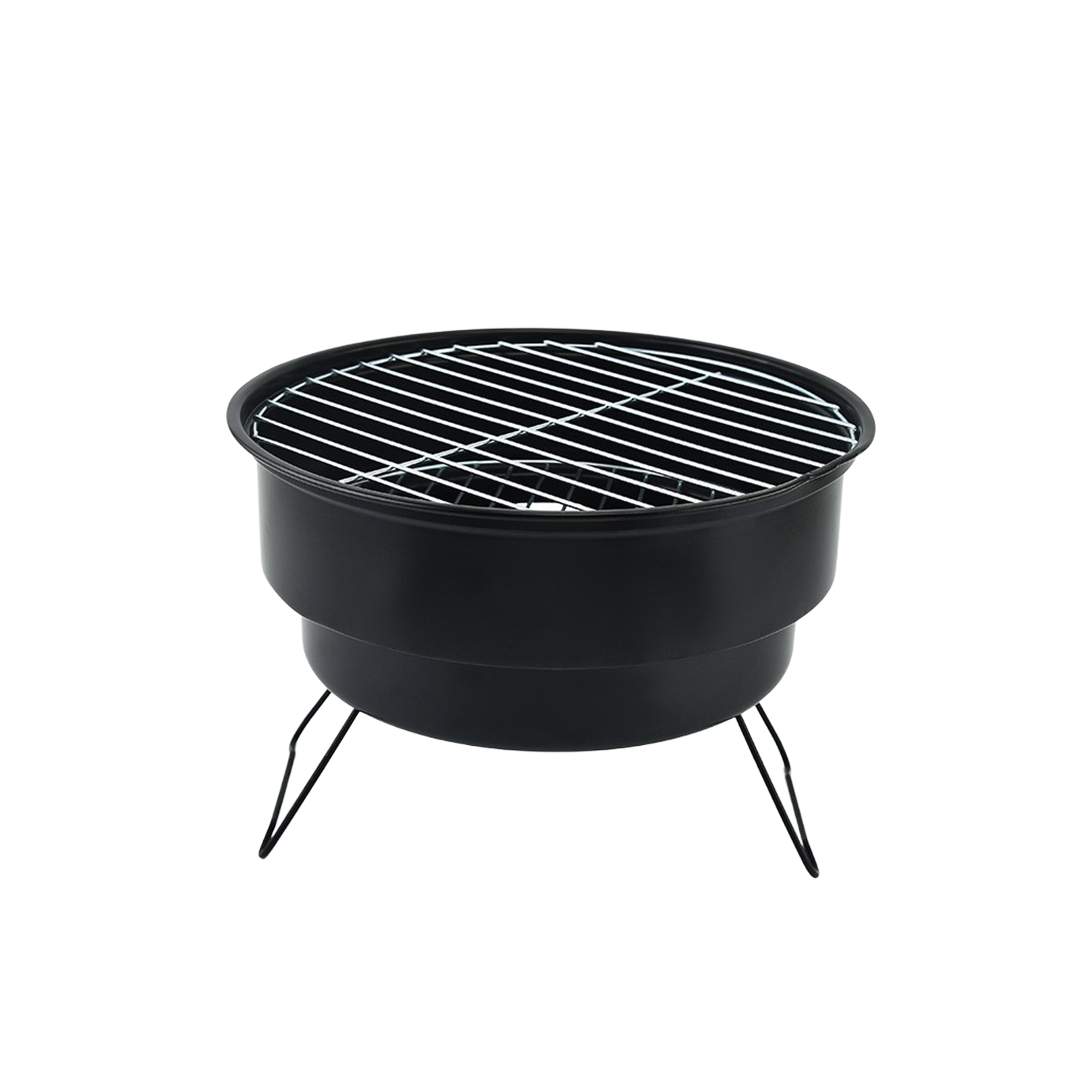 Stainless Steel Folding Charcoal Grill 10.8" x 9.2" 4