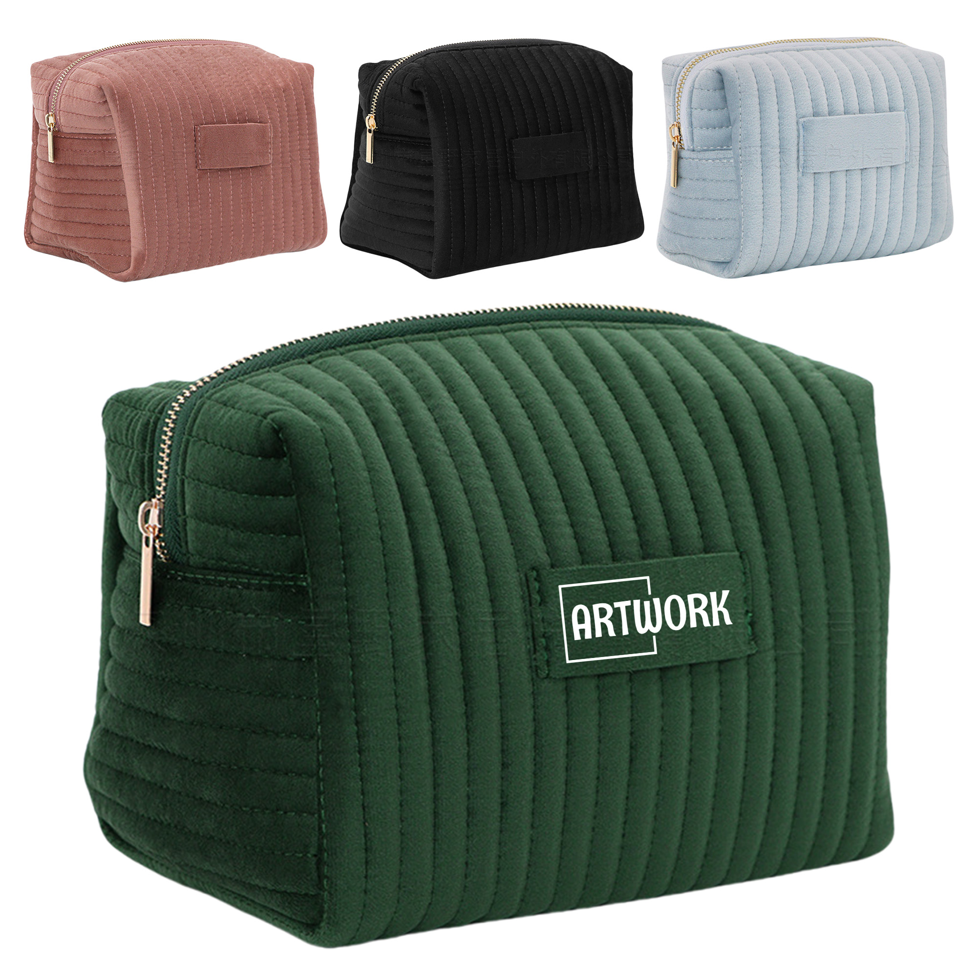 Multifunctional Travel Velvet Makeup Bag 2