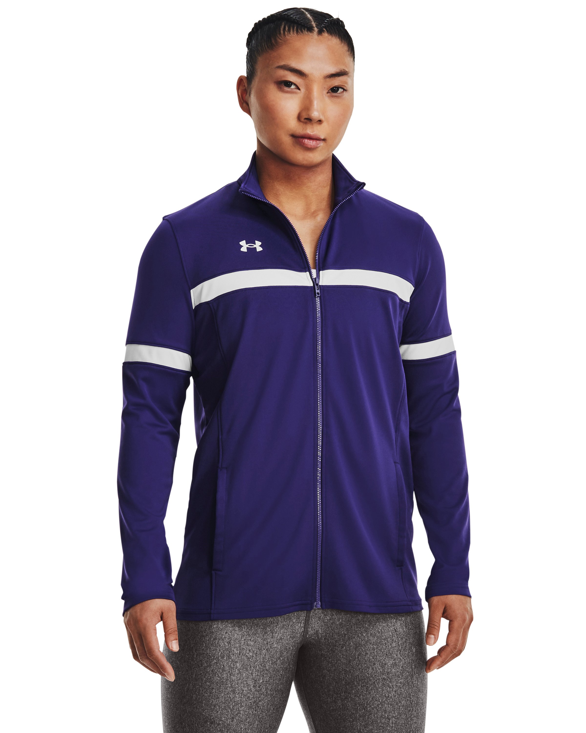 UA Knit Warm Up Team Women's Full-Zip 8