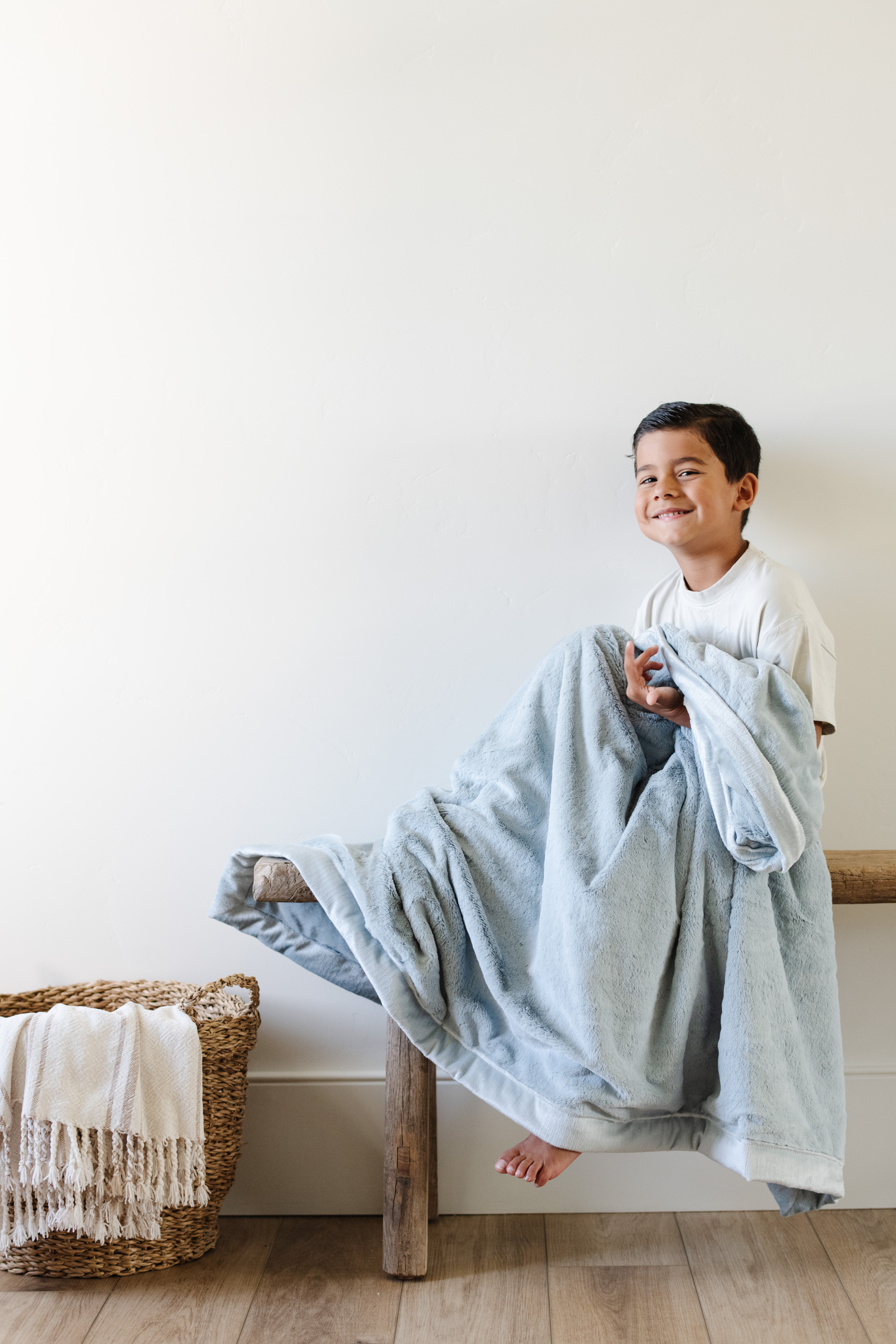 Lush Chambray-Toddler Luxury Blanket (40x60) 1