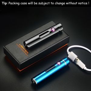 Sleek Stick Electric Arc Lighter With Flip Cap And USB Charging 11
