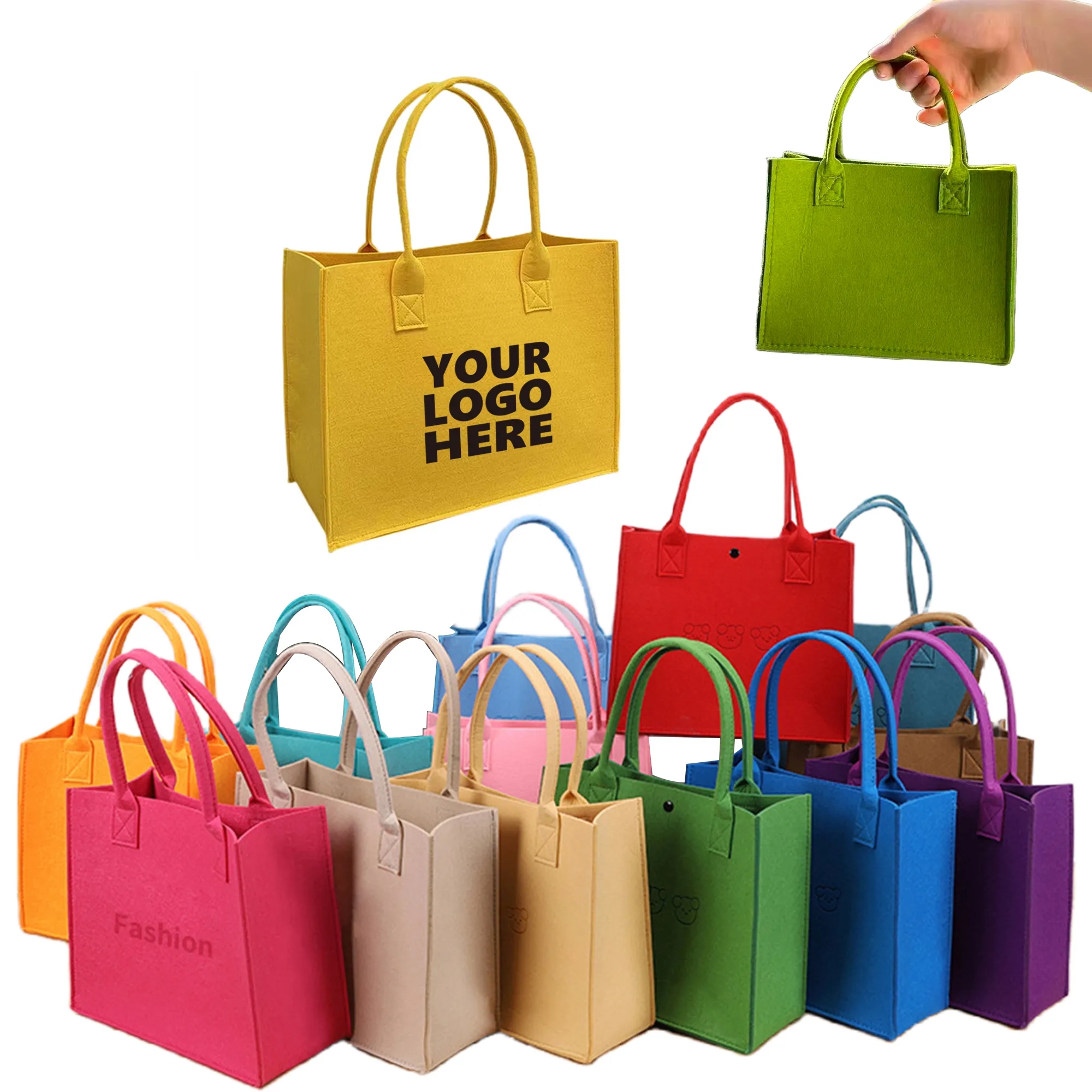 Felt Tote Bag MOQ100