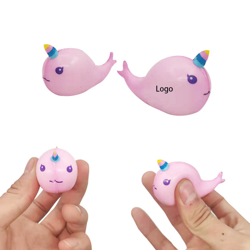 Mini Narwhal Squeeze Toy Stress Reliever 3