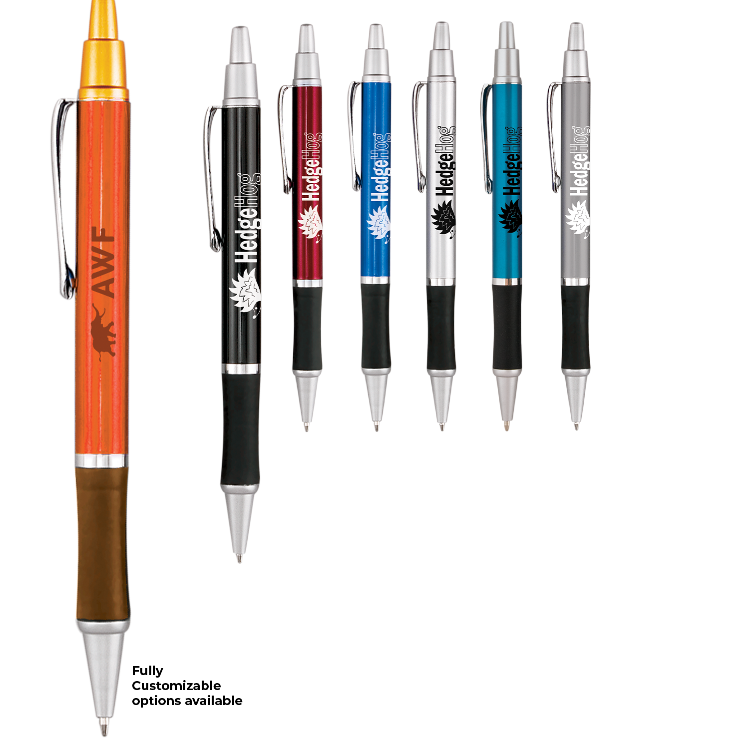 Hedgehog Metallic Gripper Pen 4