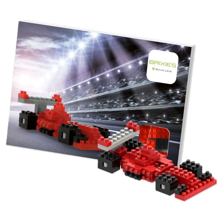 Building Bricks Racing Car Postcard Sets 1