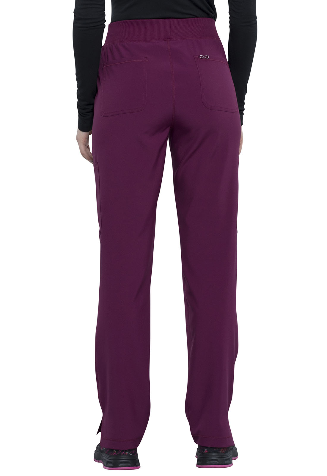 Infinity - Women's 6- Pocket Mid Rise Tapered Leg Pant 36