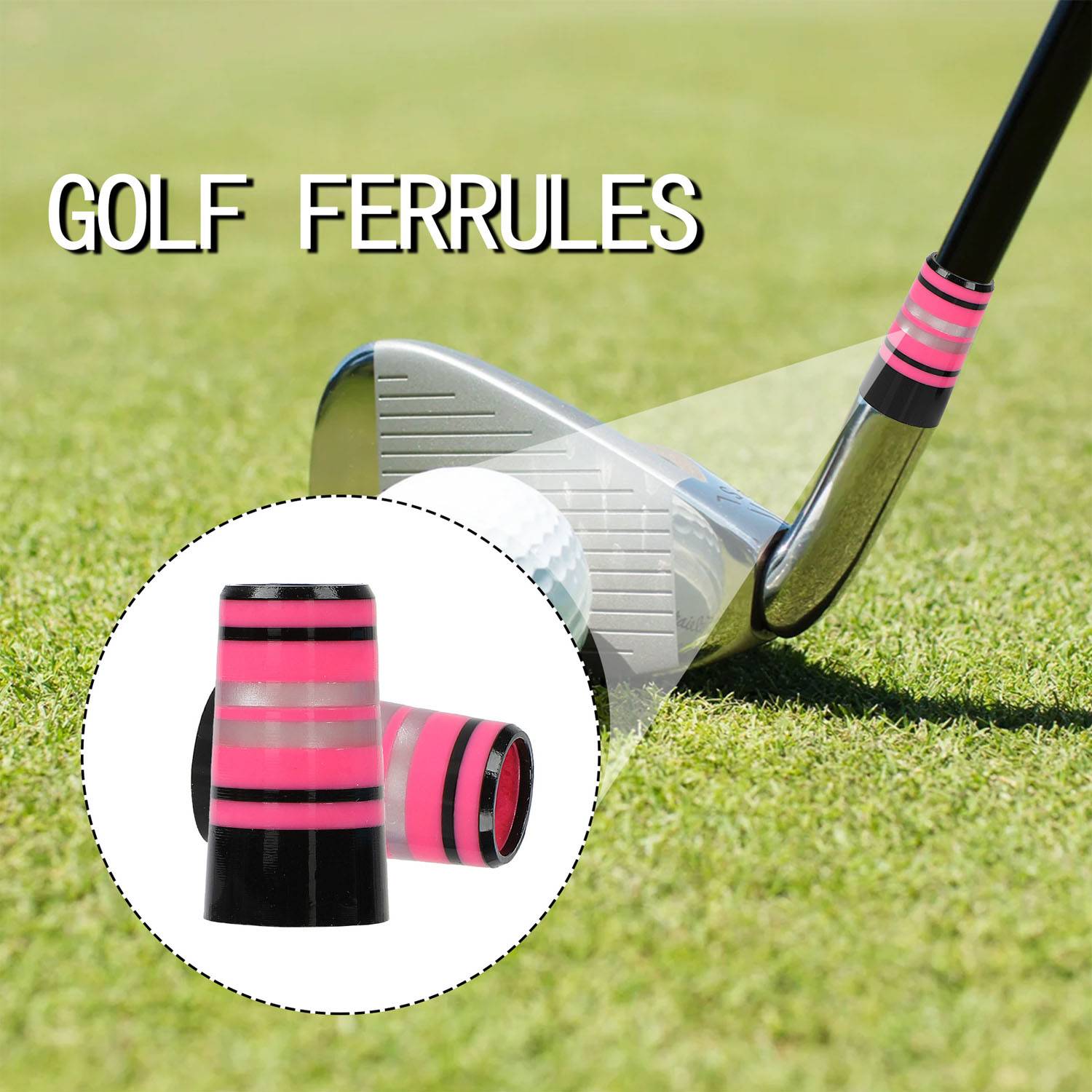 Multi-Ring Tapered Golf Ferrules 1