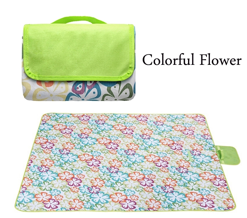 Custom Gift 600D Oxford Fabric Picnic & Beach Blanket 7