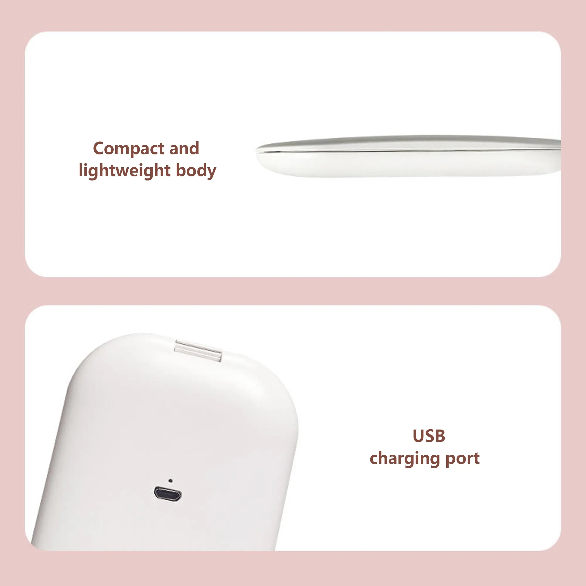 LED Folding Makeup Mirror 5