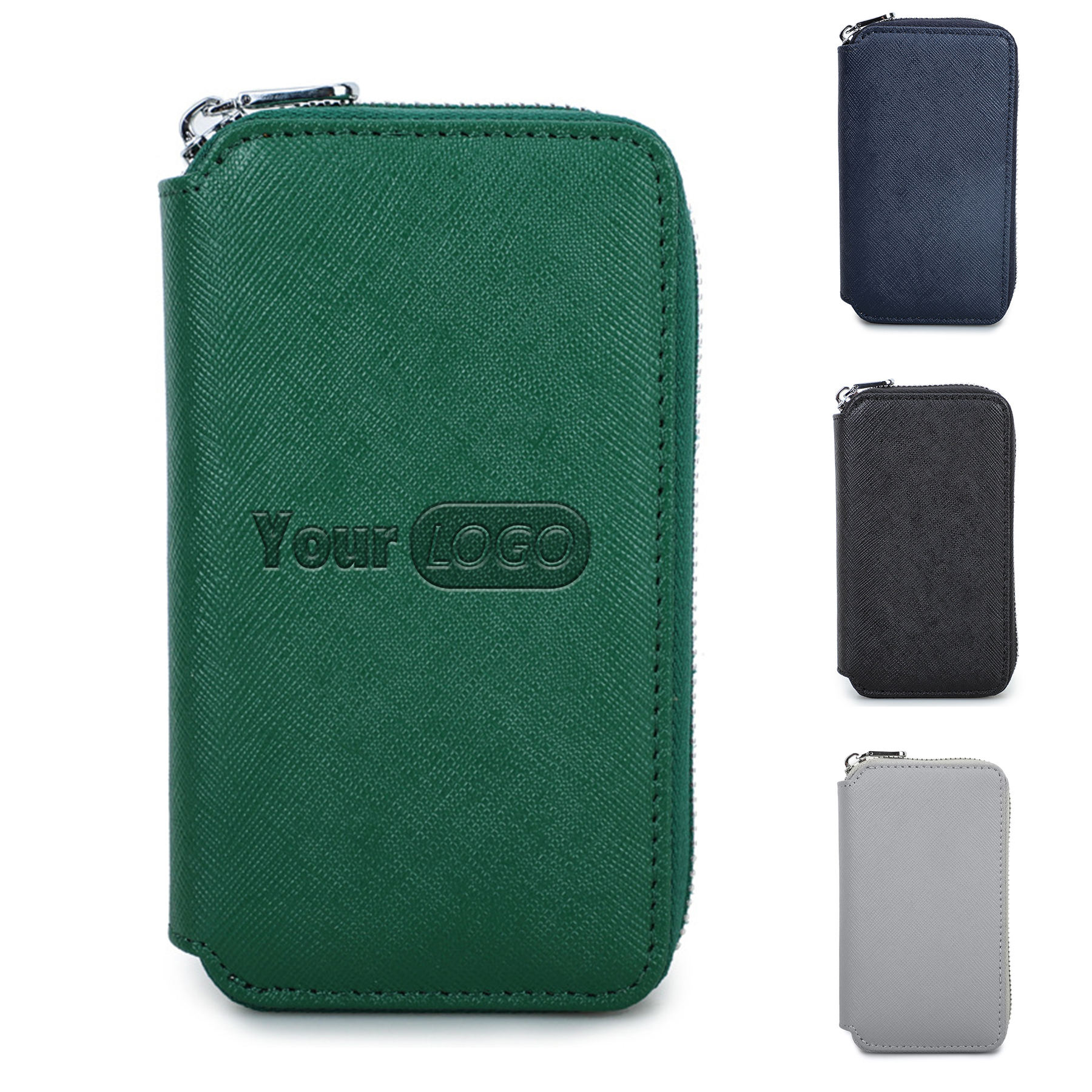 Genuine Leather Portable Watch Storage Travel Cosmetic bag 6