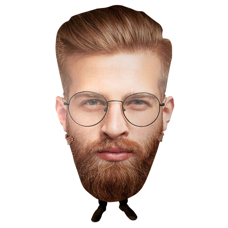 6 Ft Foam Giant Head Cutouts 6