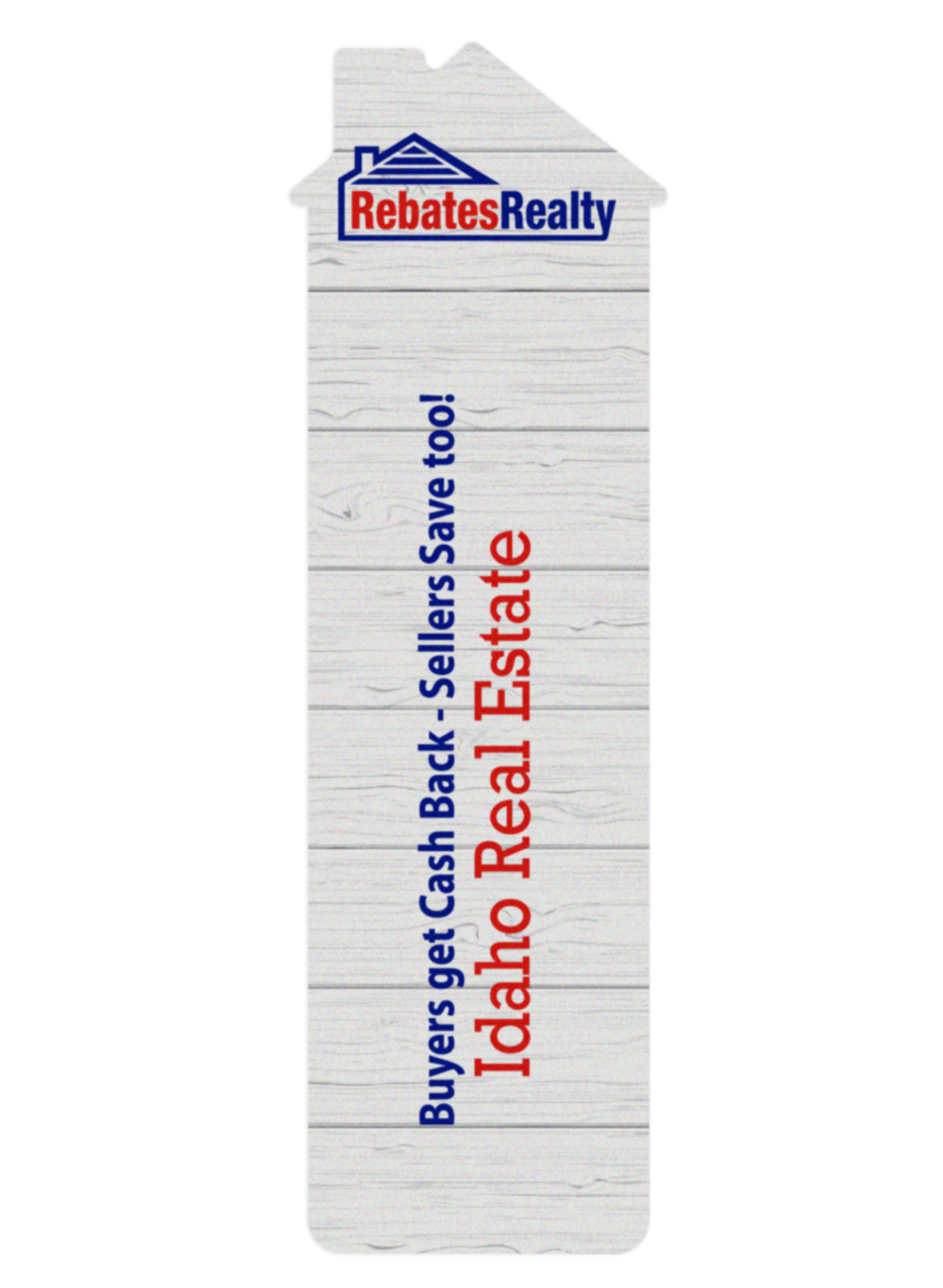 Cardstock Bookmark Stock Shape 12 pt - White 36