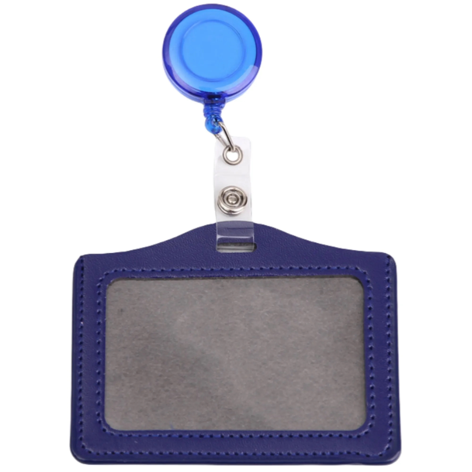 Business ID Card Badge Holder with Retractable Clip 3
