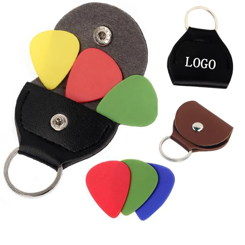 PU Leather Guitar Pick Holder 2