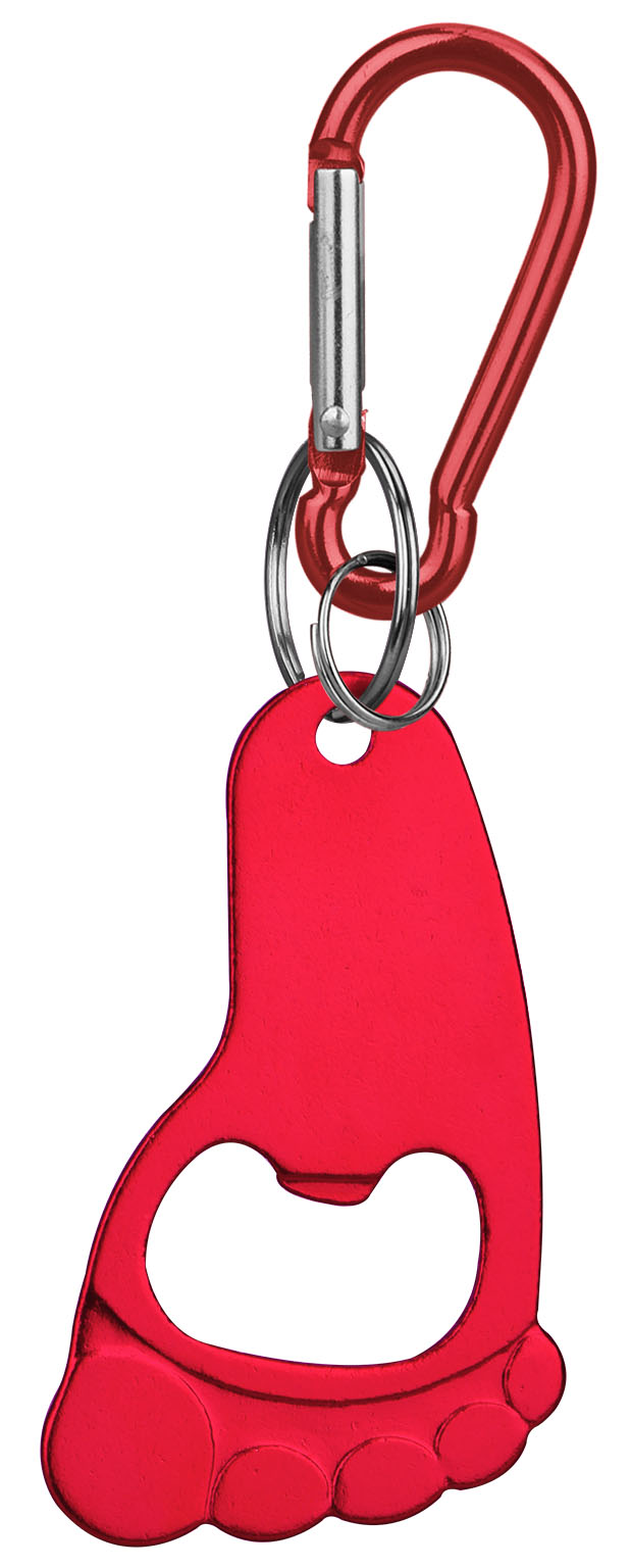 Foot Shaped Bottle Opener Key Holder and Carabiner 6