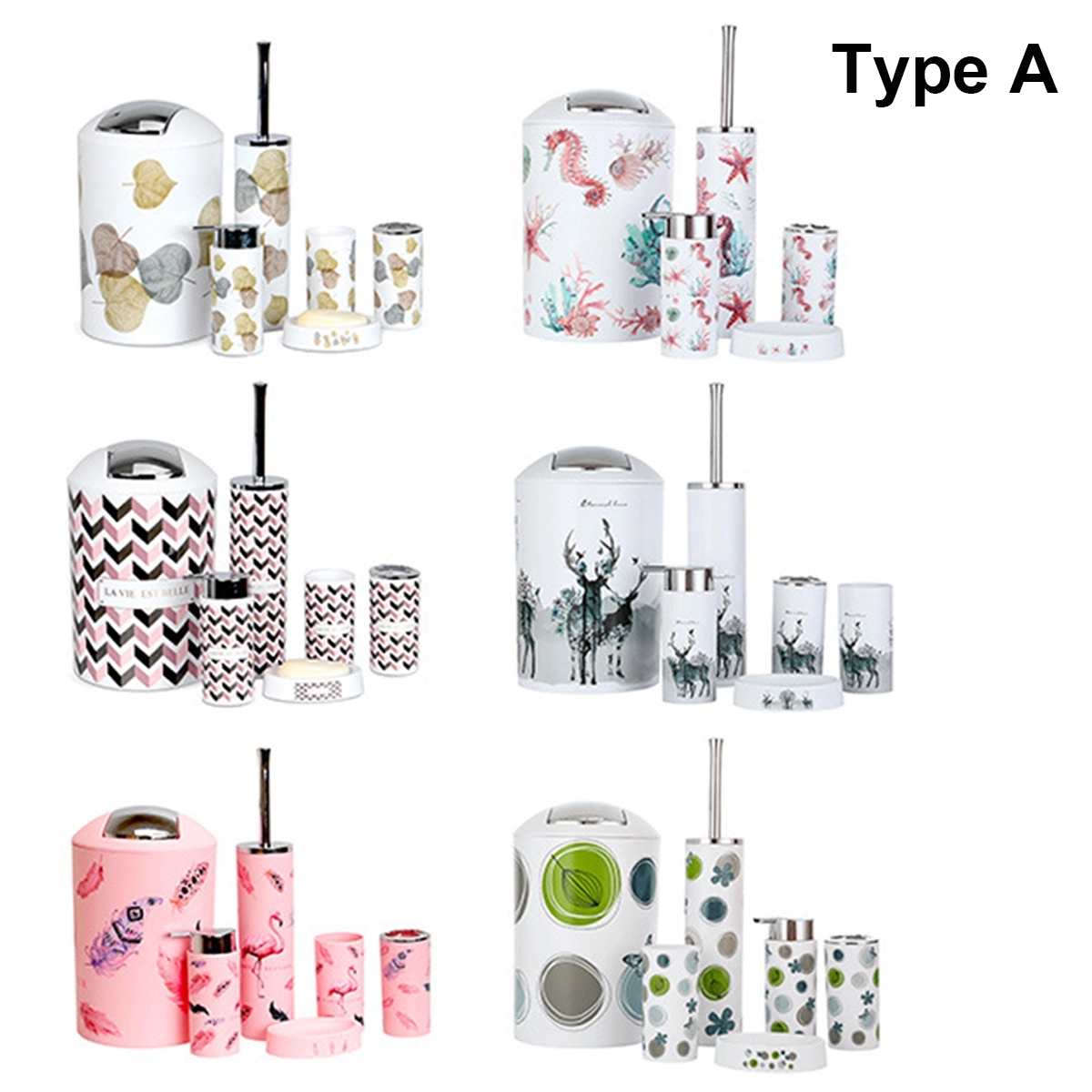 6Pcs Bathroom Accessories Set 5