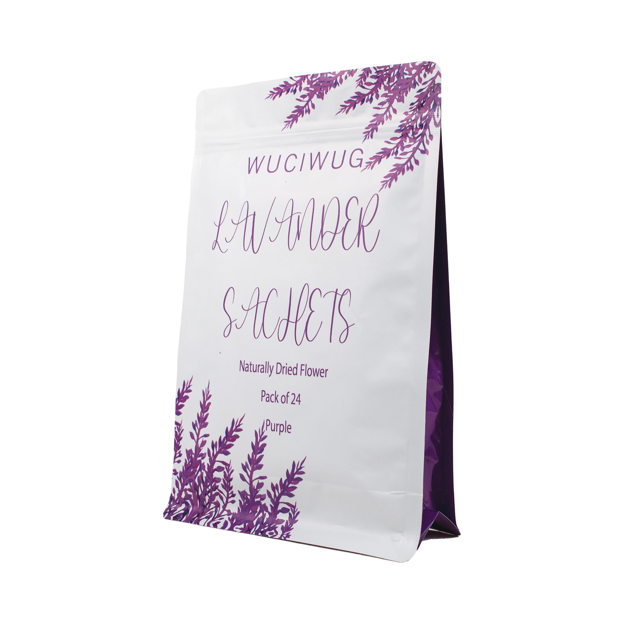 Sublimated Smell Proof foil bag with zipper closure and tear off strip