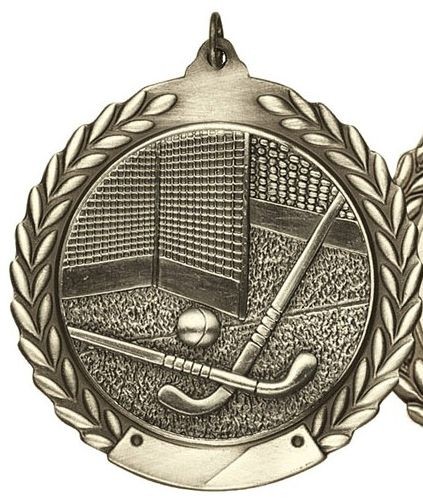 Field Hockey Die Cast Medal, 2 3/4" 2
