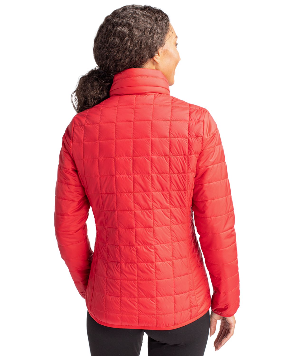 Cutter & Buck Rainier Recycled Insulated Puffer Womens Full Zip Jacket 113