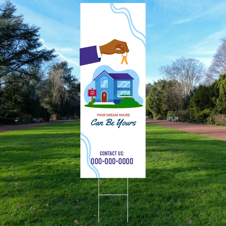 9" X 24" Yard Sign 2