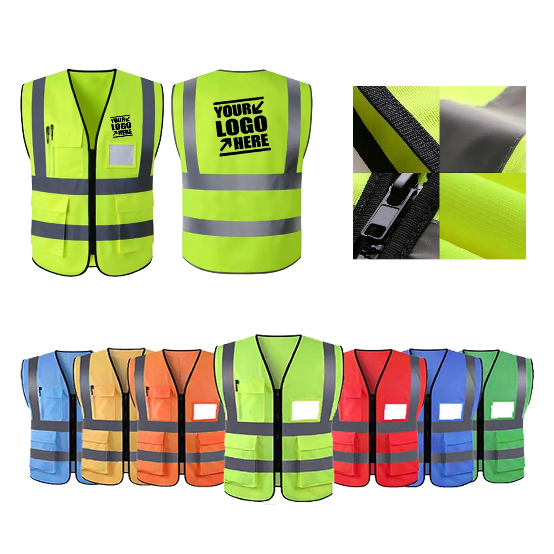 MOQ 50 Reflective Safety Vest 2