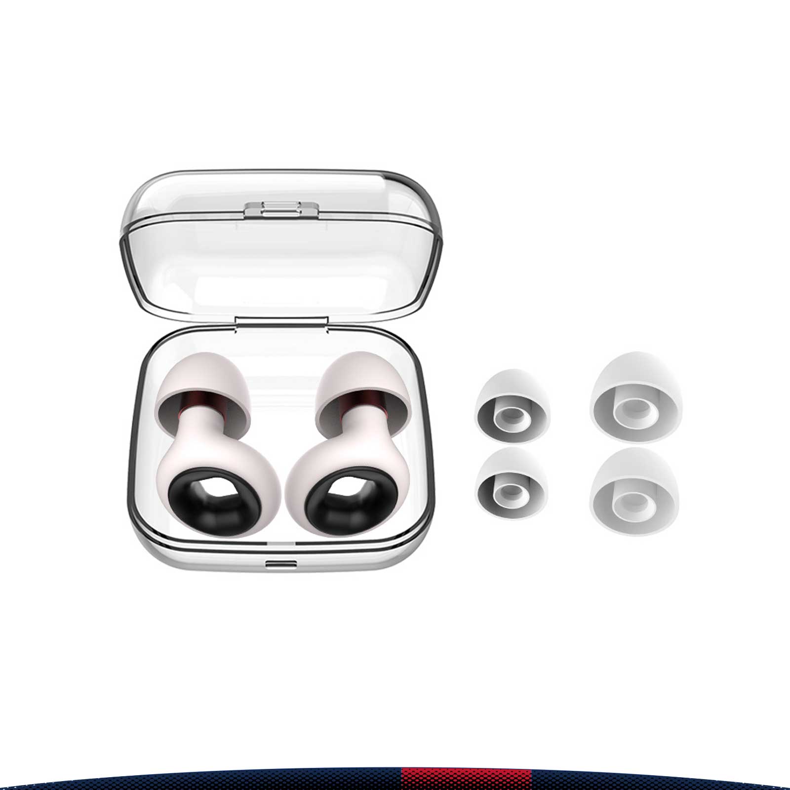 Blaue Silicone Earplugs 4