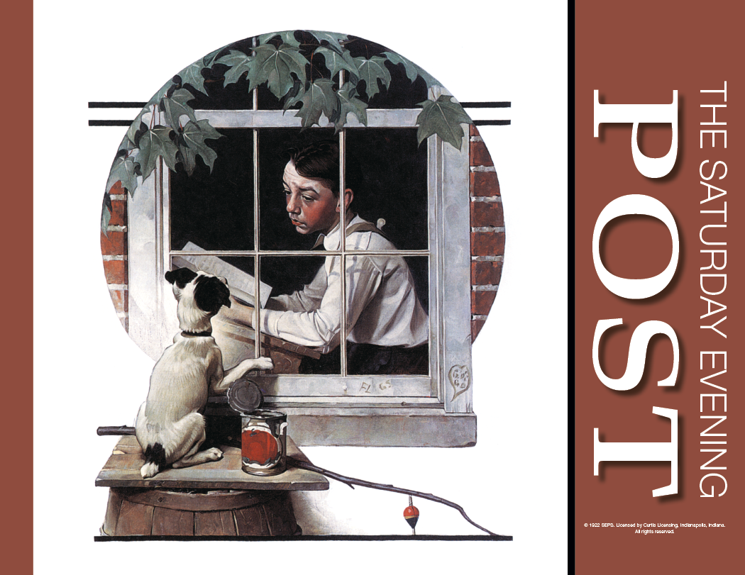 HotLine® Products Saturday Evening Post Appointment Calendar - Spiral 21